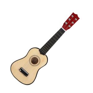 21 Inch Folk Acoustic Guitar Music Instrument Toy 6-String Guitar