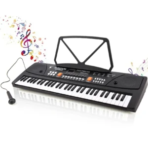 Portable 61 Keys Piano Keyboard for Beginners